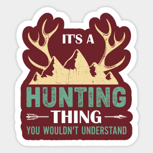 Hunting Sticker